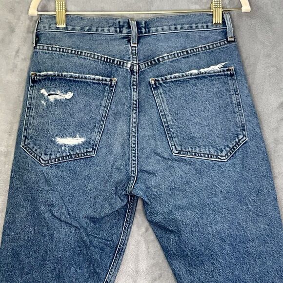 Agolde Jeans‎ 26 Feel Good Jamie Distressed Organic Cotton High Rise Button Fly - Picture 9 of 16